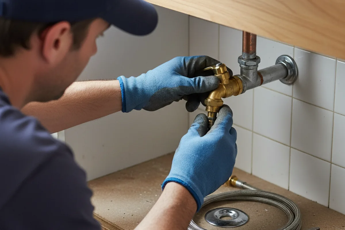 Shutoff valve and fitting work during Repiping in Ridgedale